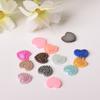 Parche de perla de imitación ABS con copo de nieve, estrella de cinco puntas y lazo de flores de cinco pétalos de colores, funda para teléfono DIY, material de belleza hecho a mano