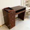 Mesa de Madera Maciza para Uñas para Salones de Uñas, Vitrina para Esmaltes de Uñas, Armario de Almacenamiento, Estante de Piso Multicapa para Esmalte en Gel para Uñas, Expositor