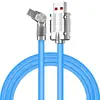 Cable de Datos Tipo-C Giratorio Audaz Carga Rápida Android 120W Adecuado para Apple Huawei Honor Vivoppo Cable de Carga