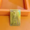 Oro Puro 999 Ocho Grandes Dioses Guardianes Pegatinas Doradas para Teléfono Dios Guardián del Año de Nacimiento de los Doce Signos del Zodíaco Pegatinas de Tarjeta Dorada Pegatinas de Paz