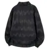 [M-8XL] Nueva sudadera pesada para hombre 2026, chaqueta estilo americano con cuello polo jacquard para hombre, colección de otoño