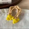 Nuevo Coletero de Lazo de Color Caramelo, Diadema de Alta Elasticidad Estilo Coreano, Lindo Accesorio para el Cabello para Niñas