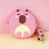 Nuevo Monedero de Silicona Labubu en Stock Monedero de Moda de Dibujos Animados para Niños Bolso Cruzado para Estudiantes para Teléfono Móvil