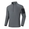 Nueva Camiseta de Algodón Cómoda de Alta Elasticidad, Manga Larga con Media Cremallera, Modelo Unisex Popular, Estilo Otoño 2025