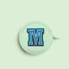 Regla suave telescópica automática con letras azules de estilo nórdico, cinta métrica para ropa etsy, regla suave, portátil, de cuero para el hogar