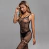 Transfronteiriço europeu e americano sexy underwear terno underwear malha macacão apertado perspectiva hip saia um- peça sexy malha