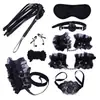 Set de encaje SM de sirvienta de larga duración, set de bondage de cuero de 10 piezas, pinzas para pezones, para mujeres adultas, venta al por mayor y dropshipping
