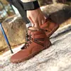 Zapatos de Algodón para Deportes al Aire Libre Transfronterizos para Hombres y Mujeres, Botas Cálidas de Terciopelo, Botas Resistentes al Desgaste Antideslizantes, Zapatos Gruesos de Invierno para Pareja