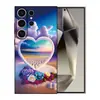 Adecuado para Samsung S25Ultra Funda de Teléfono Móvil A16 Playa Corazón Romántico A07 Adecuado para A90 Cubierta Protectora S24Tpu