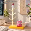 Almacenamiento en forma de árbol dos en uno soporte para teléfono adorno sala de estar caricatura Kirby jugador moderno decoración del hogar regalo