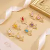 Pendientes transfronterizos de moda: Aretes de tulipán con una estética vintage y fresca, con delicados diseños de flor de tulipán, material de cobre y circonita cúbica microincrustada