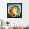 Mona Lisa Cruz Real Punto de Cruz Rotación de Cuatro Estaciones Nueva Primavera, Verano, Otoño e Invierno Decoración Casual para Sala de Estar Bordado con Hilo Hecho a Mano