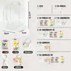 Bolsa de Carrinho de PVC Espesso de Alta Transparência em Forma de Q Bolsa de Armazenamento para Bonecas de Algodão Bolsa Suspensa à Prova de Poeira Bolsa para Exibição de Figuras de Brinquedo da Moda Boneca