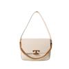 Bolsa de Hombro con Cadena Texturizada Simple de Moda para Mujer de Comercio Exterior Nueva Primavera y Verano Bolso Retro para Debajo del Brazo Mujeres Coreanas