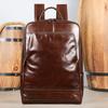 Mochila Sense Avançada Casual de Negócios Couro Bovino Camada Superior Vintage para Computador Grande Capacidade Moderna Couro Genuíno Mochila Masculina