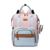 Mochila Multifuncional Repelente al Agua para Mamá y Bebé Se Puede Colgar en el Cochecito Gran Capacidad Portátil Elegante Bolsa de Mamá