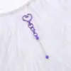 Llavero Colgante Corazón de Cuentas DIY Colgante Creativo para Equipaje Llavero Conmemorativo de Evento Pequeño Regalo Llavero