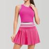 Nuevo Conjunto Deportivo Caijue para Mujer Camisa Polo de Manga Corta de Verano Falda Rápida para Correr Fitness Traje de Tenis