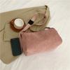 Bolso de mano de pana estilo coreano, nuevo, combinable con todo, estilo occidental, sencillo, de gran capacidad, para celebridades de Internet, al por mayor, bolso bandolera para mujer