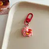 Lindo Caballito de Dibujos Animados Año del Caballo Llavero Colgante Decoración Creativa para Bolso Accesorio para Mochila de Estudiante Pequeño Regalo de Año Nuevo