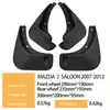 Adequado para Mazda Mazda2 Sedan 2007-2012 Exportação Transfronteiriça Para-lama de Carro Dropshipping