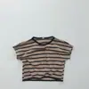 Liquidação de Verão Camiseta Infantil Masculina Manga Curta Verão Bebê Criança Pequena Fina Roupa de Verão 1-6 Anos