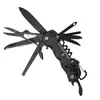 Navaja Suiza Transfronteriza Navaja de Bolsillo Multifuncional Herramienta Combinada EDC Camping Coche Exterior Portátil Navaja Plegable Tijeras