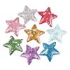 Pó glitter estrela de cinco pontas cola creme acessórios material DIY feito à mão cola gota capa de celular estrela desenho animado acessórios de resina