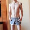 Recomendação Verão 2025 Calça de Algodão Respirável Selecionada para Homens Estilo Simples Shorts Pijama Roupa Íntima Sexy Masculina