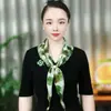 Bufanda triangular de protección para el cuello de verano, versátil, ligera, transpirable, de secado rápido, pañuelo chal multifuncional de seda para protección solar de mujer