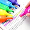 Plumón Marcador Fluorescente Estudiantes Dibujan Pluma para Notas Clave Pluma para Cuentas a Mano Pluma para Dibujo Graffiti Marcador Fluorescente Color Macarrón