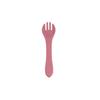 Tenedor de Silicona para Niños Nuevo Producto Transfronterizo Grado Alimenticio Lindo Color Sólido Tenedor Suave de Entrenamiento para Bebés Tenedor Alimentador para Comida de Bebé