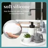 Bandeja de Armazenamento Popular de Silicone da Amazon Bandeja Redonda Mármore Caixa de Armazenamento para Cosméticos Grande, Média e Pequena em Estoque