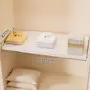 Estante de almacenamiento expandible sin taladro para armario, divisor multifuncional para ropa y bolsos dentro del gabinete