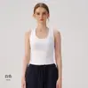Colete de yoga transfronteiriço estilo europeu e americano para mulheres, gola U, sem mangas, secagem rápida, justo ao corpo, adequado para corrida ao ar livre, treinamento e atividades de fitness