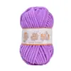 Hilo de Hilo de Hielo de Terciopelo de Nube Tejido a Mano Hilo Grueso DIY Bufanda de Tejido para Bebé Hilo para Cojín de Asiento de Muñeca Hilo para Zapatos de Ganchillo