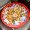 Caja de regalo de pastel de luna redonda para el Festival del Medio Otoño 2023 nueva creativa de alta gama hecha a mano DIY caja de regalo caja de regalo para manos caja vacía