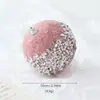Decoración Navideña Nueva Transfronteriza Bola de Navidad Rosa Estrella de Cinco Puntas Adorno Colgante para Árbol de Navidad Estrella para la Punta del Árbol Colgante de Navidad