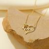 Collar Banyan Tree S925 de plata con 26 letras en inglés Love Rose, cadena de clavícula ligera y lujosa para mujer, regalo para el Día de la Madre