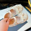 Zapatos de Cuero para Niñas 2026 Otoño Nuevos Estilo Chino Bordados Zapatos de Princesa para Niñas Pequeñas de Moda Versátiles Zapatos Casuales para Niños
