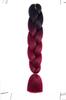 Nueva versión de trenza grande [doble color] Trenza africana sucia peluca trenza cola de caballo fibra química seda de alta temperatura color trenza grande