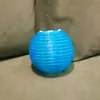 Luzes de Corda de Lanterna Pequena de 3 Polegadas Transfronteiriças, Lanternas Coloridas, Decorações de Jardim de Tecido de Seda à Prova de Chuva para Exterior, Lanternas de Halloween