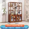 Estante Bogu Madera No Maciza Estilo Chino Nuevo Estante de Té Vitrina Estante de Almacenamiento para Sala de Té Pabellón Duobao Juego de Té Sala de Estar Vela