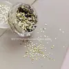 Cor cinco pontas estrela nail art lantejoulas joias Estrela explosiva da internet Dopamina estrelas Xadrez retrô material de decoração para nail art