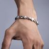 Pulseira Masculina Vidro Crack Design Distintivo Hip-Hop Acessórios All-Match de Alto Nível Moda Feminina Nicho Verão Joias Simples