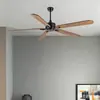 Ventilador de Techo Colgante Grande de 72 Pulgadas con Luz Alimentado por Viento para Uso Industrial, Comercial y Doméstico, Ventilador de Sala de Estar, Ventilador de Techo Grande Retro