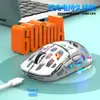 Mouse Inalámbrico Bluetooth de Tres Modos Viper Bm560 Computadora de Escritorio Portátil Computadora de Escritorio Transparente Oficina Negocios