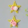 Colgante de pared de cinco estrellas colgante de pared simulado traje colgante de pared flor artificial de plástico cesta colgante decoración de pared interior pared interior decoración escolar Floricultura
