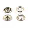 Atacado de Fábrica Múltiplas Especificações Botões de Metal de Cinco Garras para Roupas de Bebê, Botões Coloridos Vazados, Acessórios para Vestuário, Botões de Metal