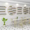 Soporte para Uñas Artísticas Montaje en Pared Celebridad de Internet Estante para Esmalte de Uñas Gel Estante de Exhibición Salón de Uñas Estante de Almacenamiento de Pared Colgante de Pared Gabinete de Exhibición Multicapa